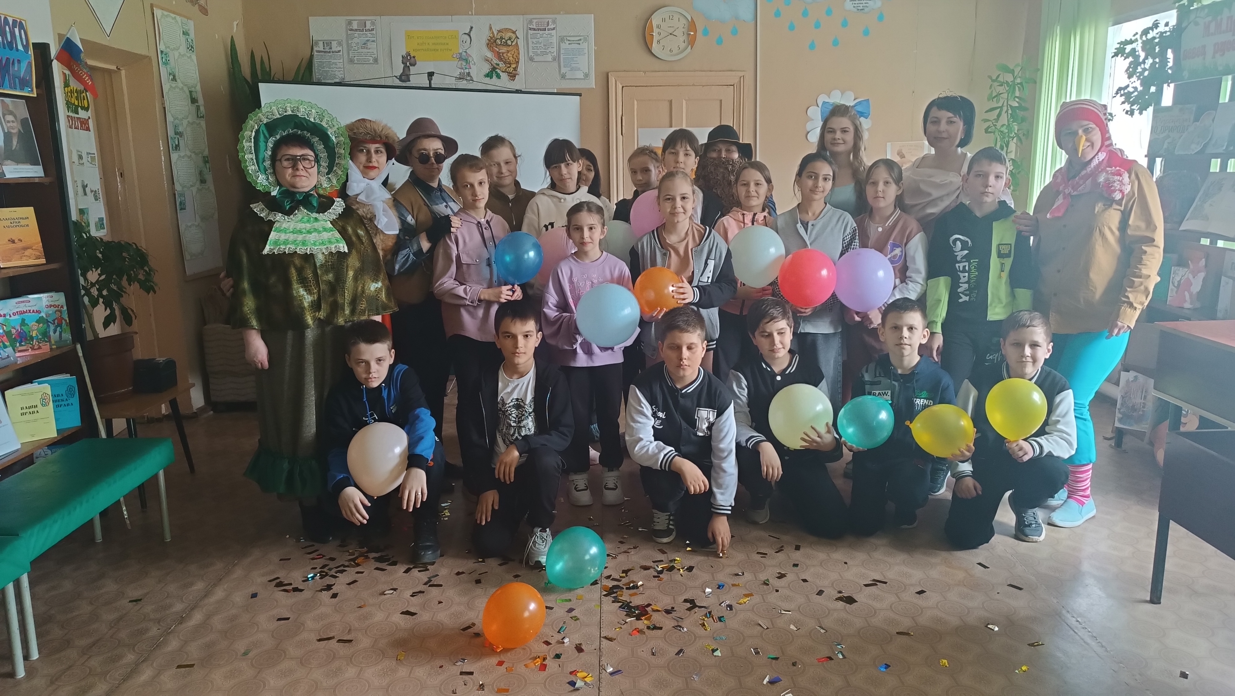 В Екатериновской детской библиотеке открылась Неделя детской и юношеской книги