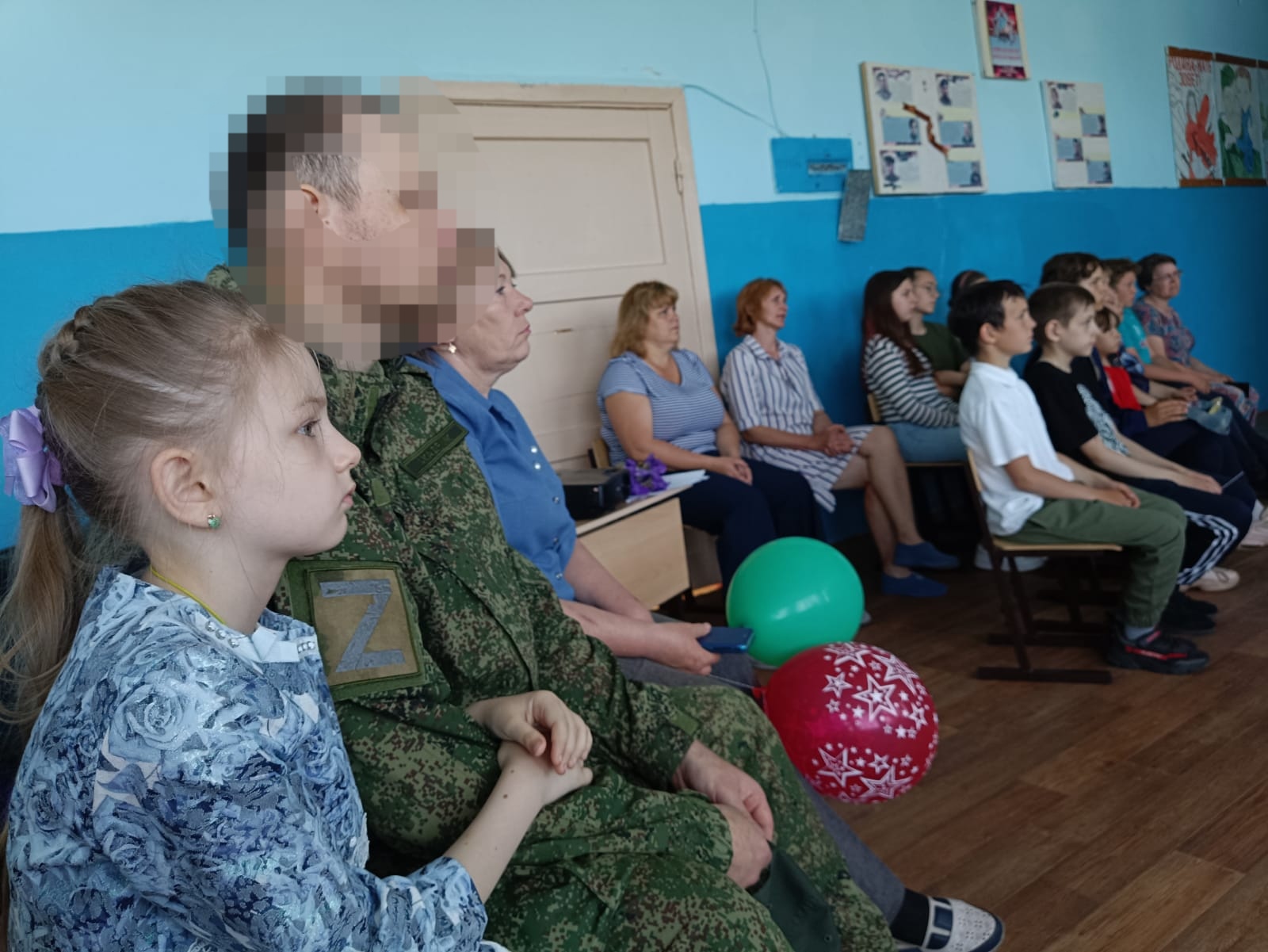 В школе села Колено состоялась встреча с участником СВО Сергеем Г.