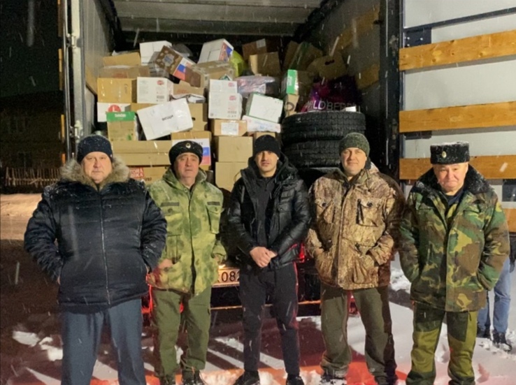 Екатериновцы в составе казачьего гуманитарного конвоя вновь отправились в зону СВО
