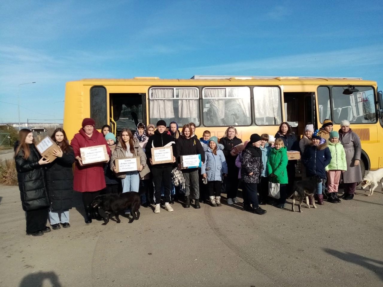 Школьники района посетили Саратовский Фонд помощи бездомным домашним животным