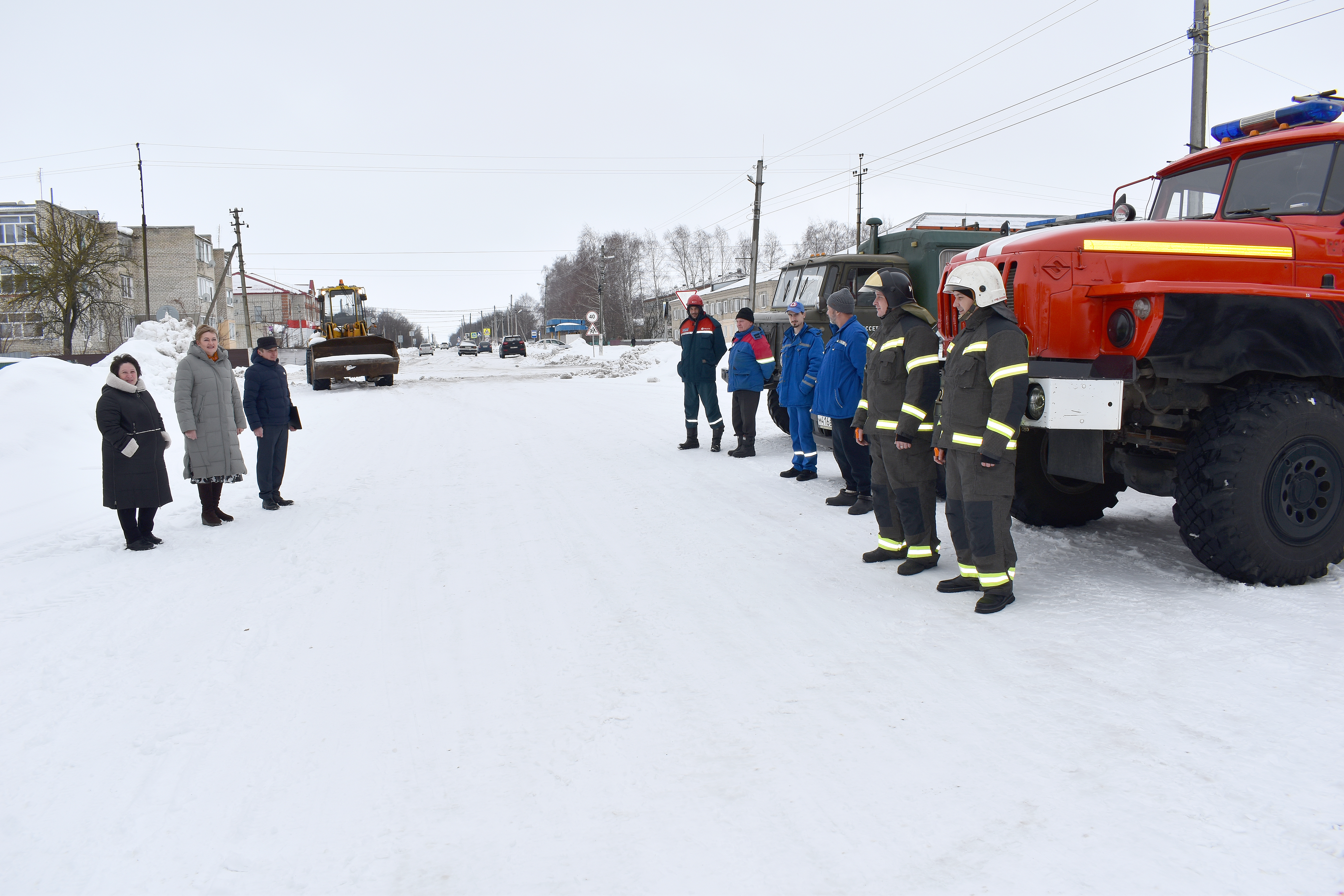 В районе прошли командно-штабные учения по противодействию паводку