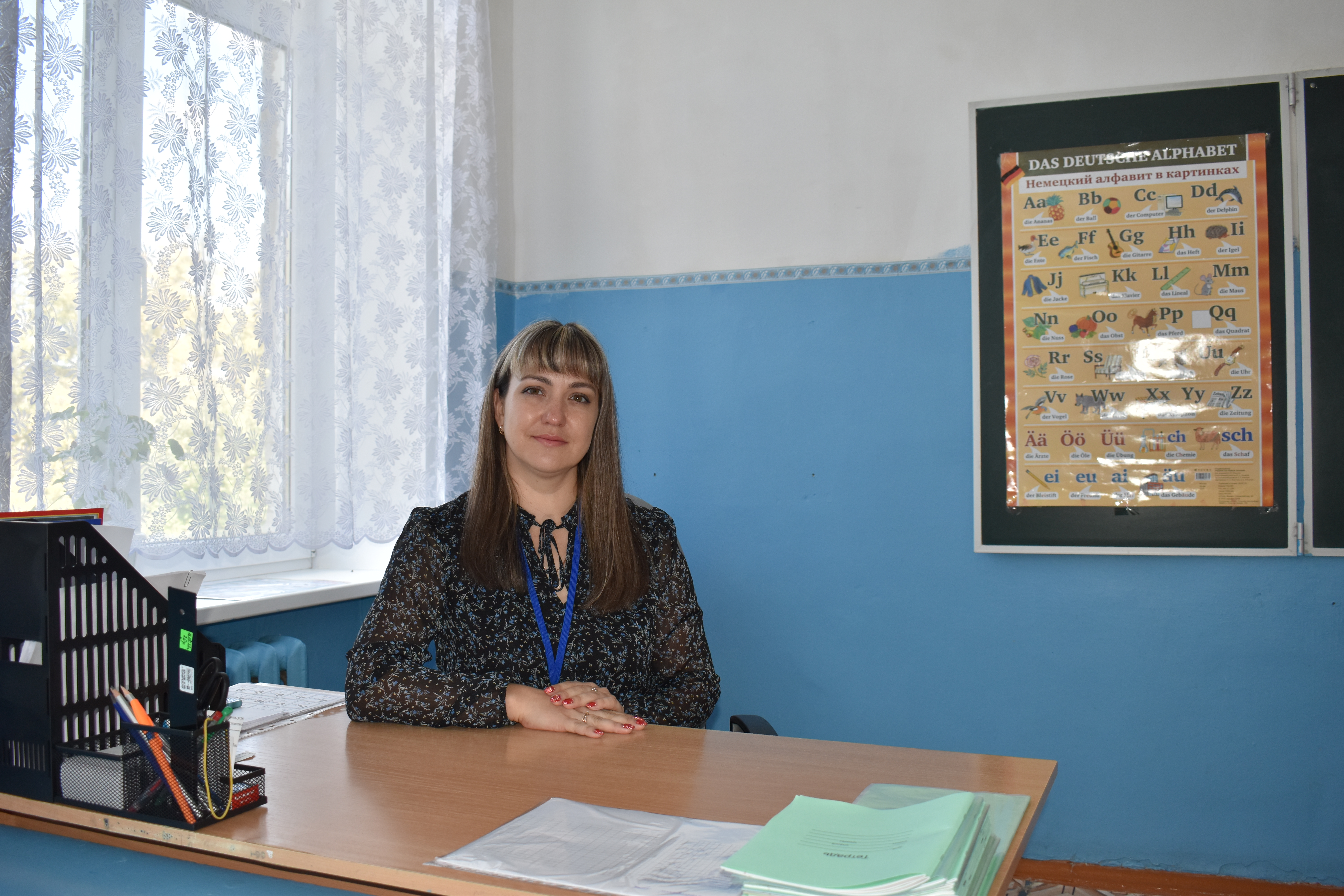 Английский и немецкий языки в школе посёлка Индустриальный преподаёт участница программы «Земский учитель» Анна Щербаха