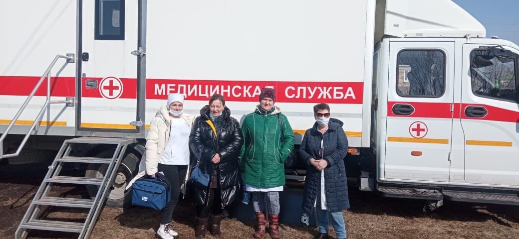 Медицинская бригада Екатериновской районной больницы провела осмотр жителей Галахово