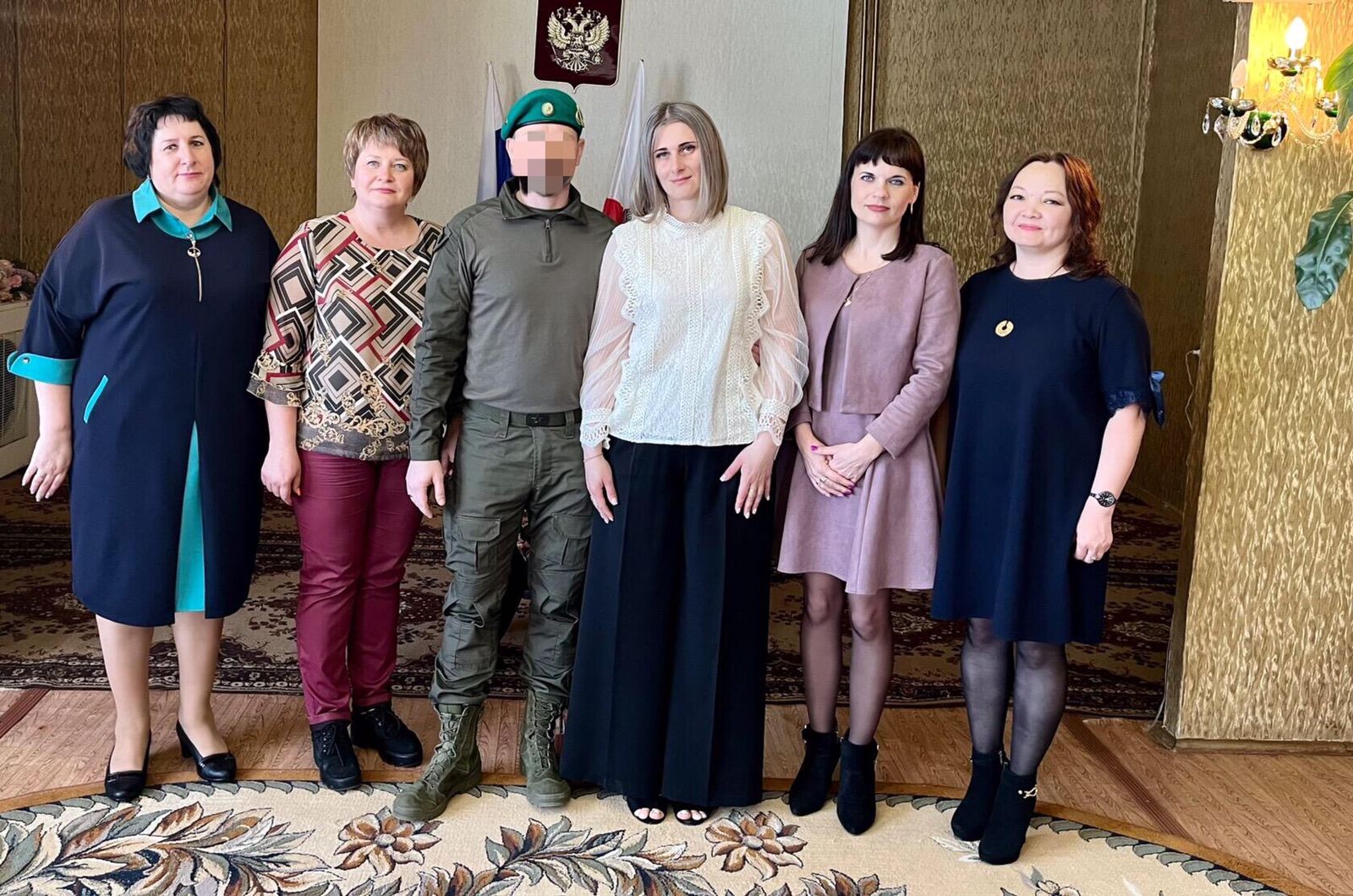 В Екатериновском отделе ЗАГС состоялось бракосочетание участника СВО Максима Александровича М. и его избранницы