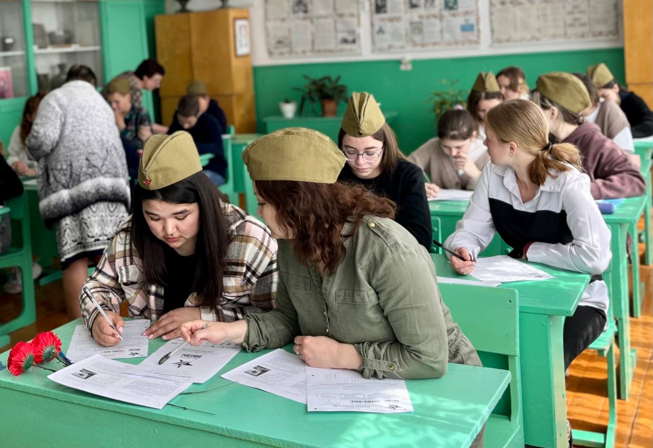«Диктант Победы» написали в школах Екатериновского района