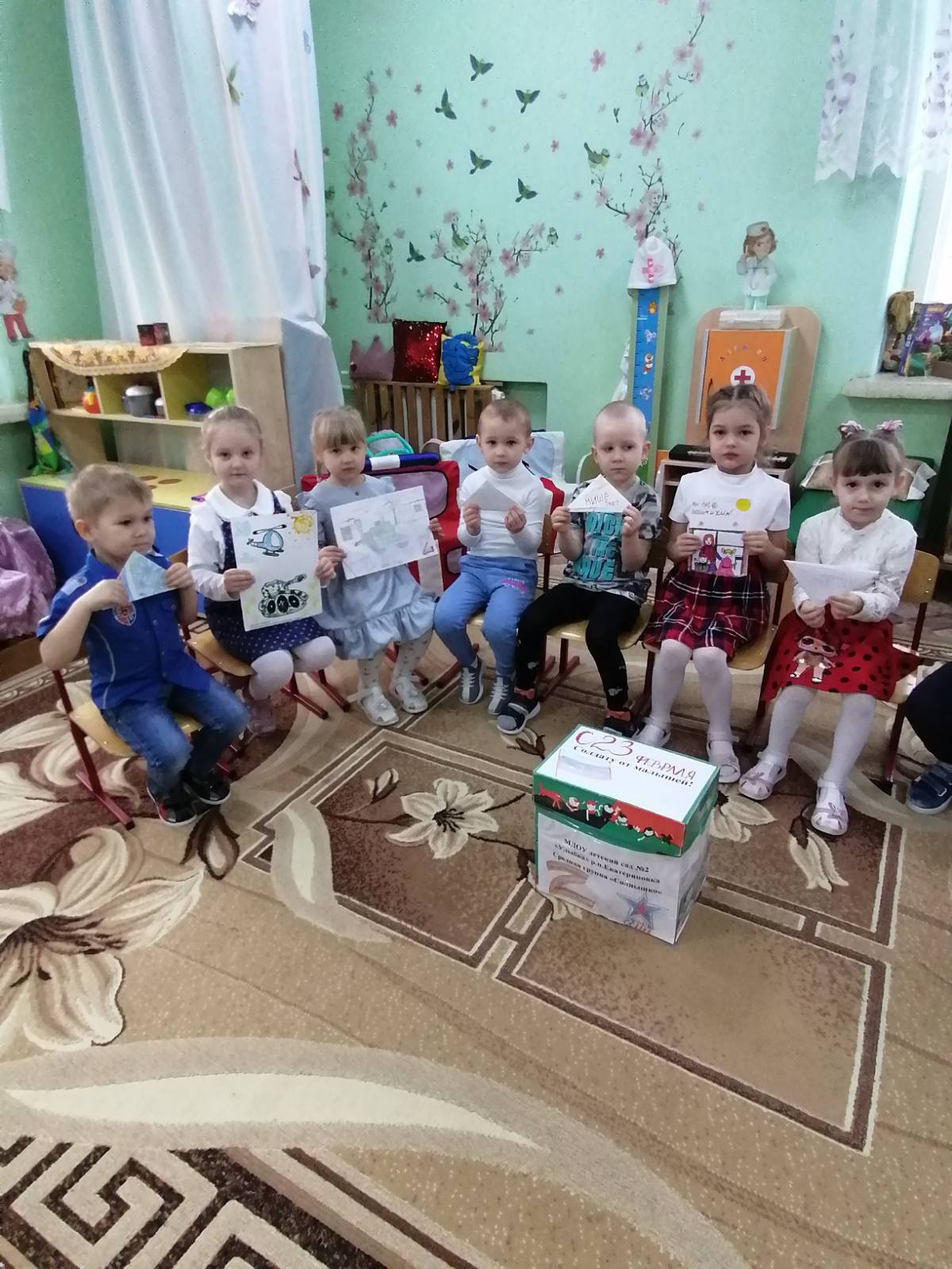 Дошколята из «Улыбки» приняли участие в акции «Письмо солдату»
