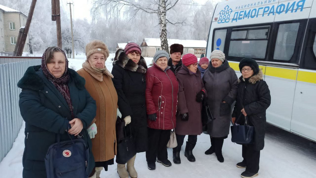 Альшанцы категории 65+ прошли коллективную диспансеризацию