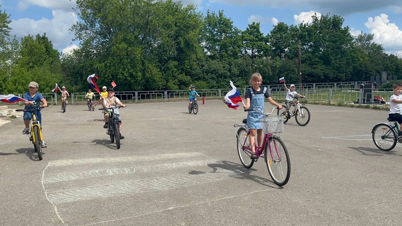В Крутояре соревновались юные велосипедисты