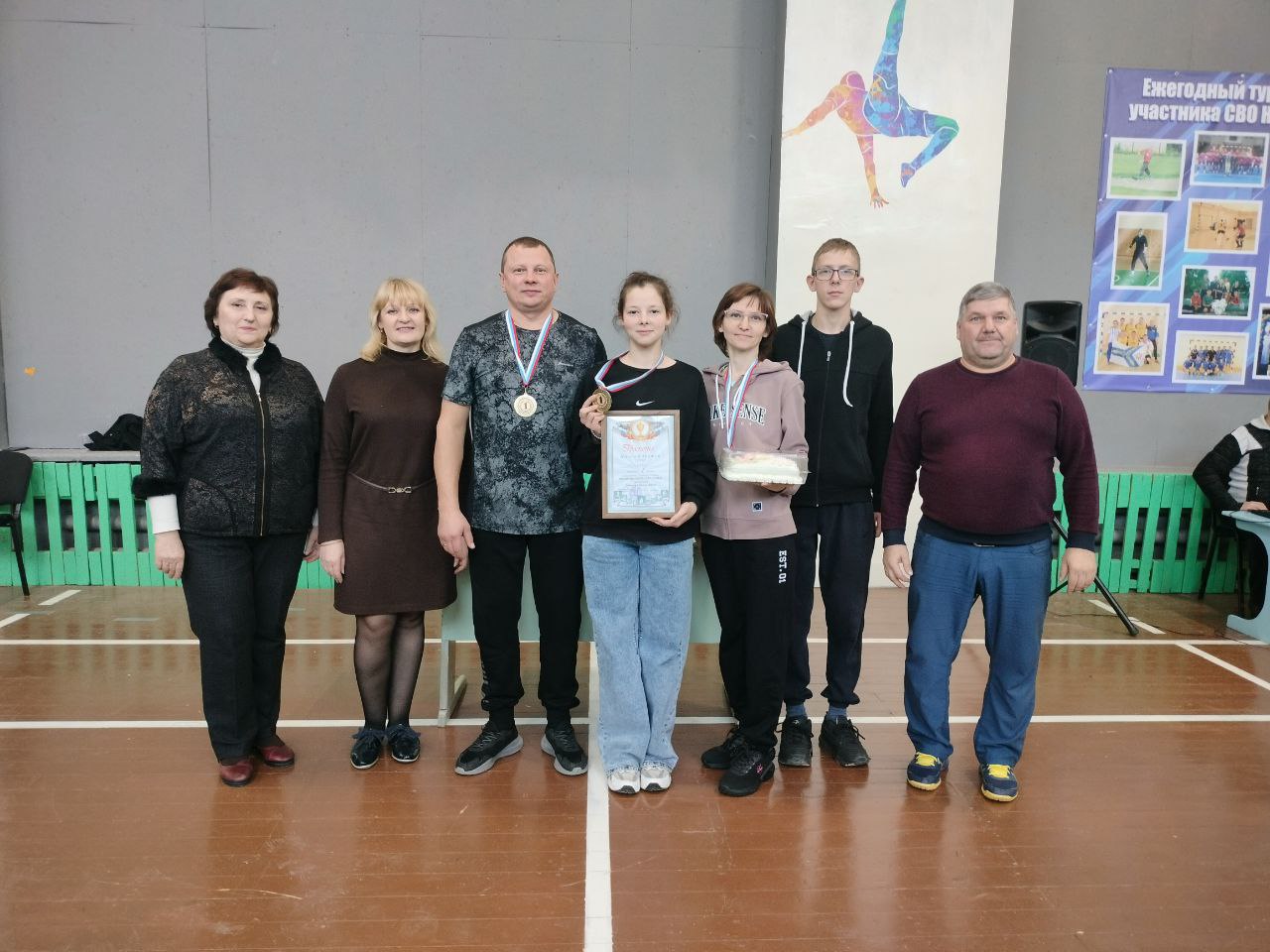 Семья Абрамовых из Прудового одержала победу в районном спортивном фестивале семейных команд