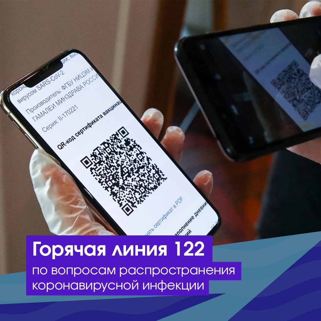 1200 жителей региона позвонили на «горячую линию» за консультацией по QR-кодам