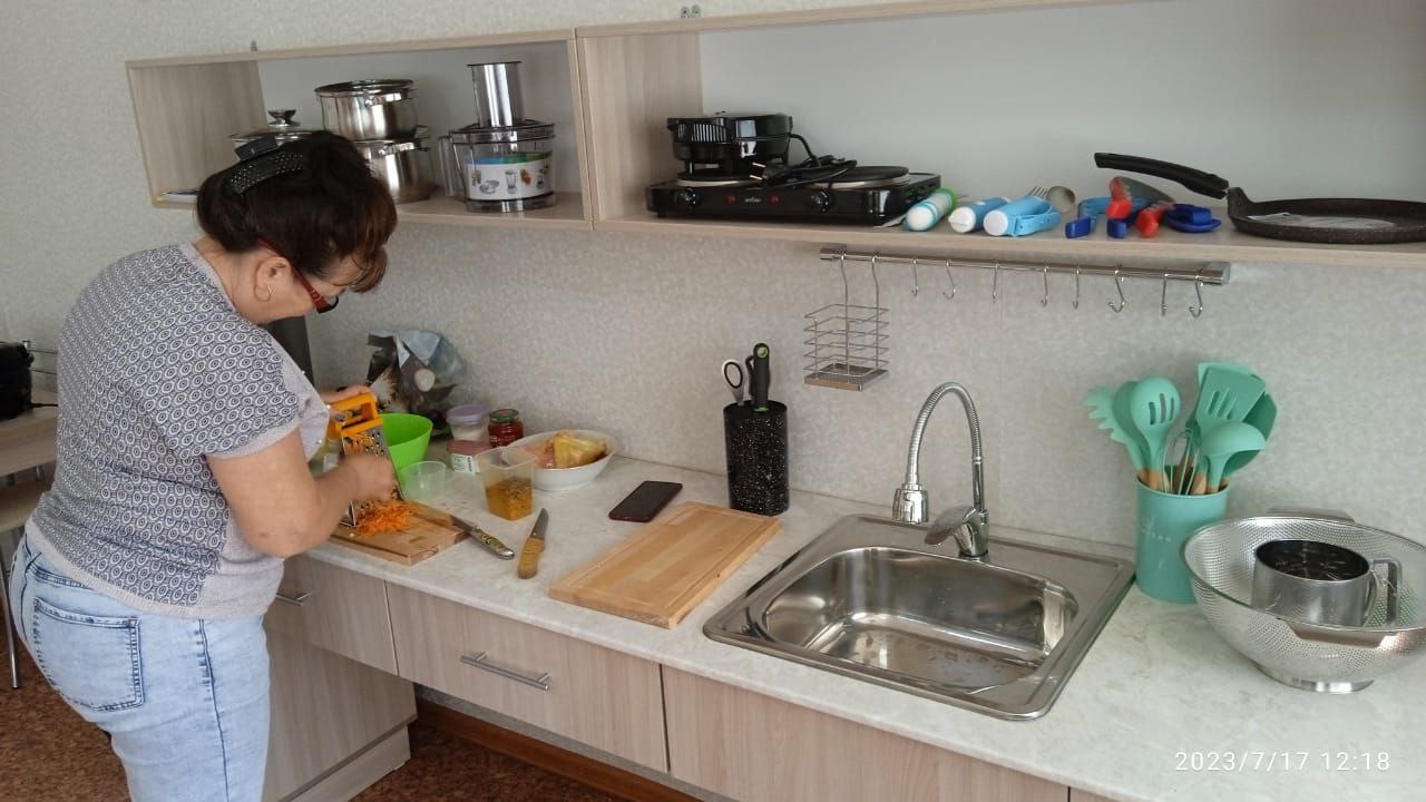 В Екатериновском социальном центре появилась «Учебная кухня»