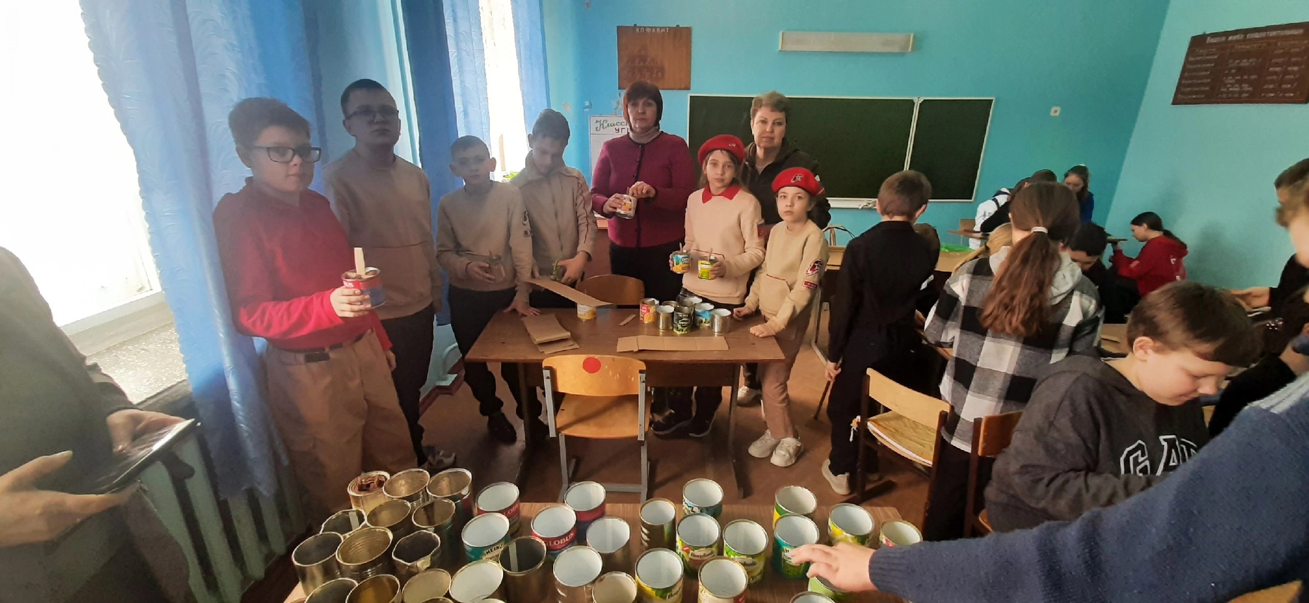 В Бакурской школе провели акцию «Окопная свеча»